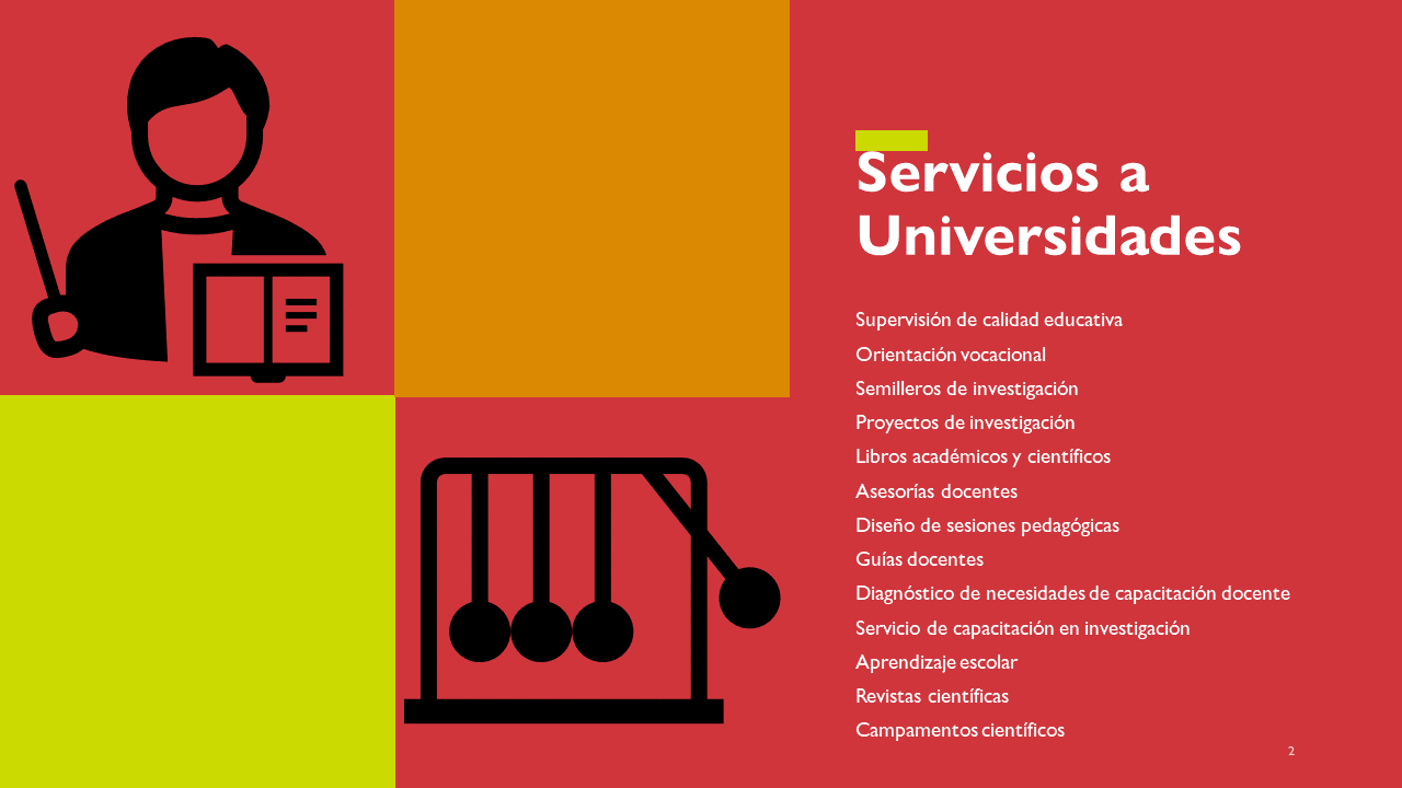 SERVICIOS A UNIVERSIDADES